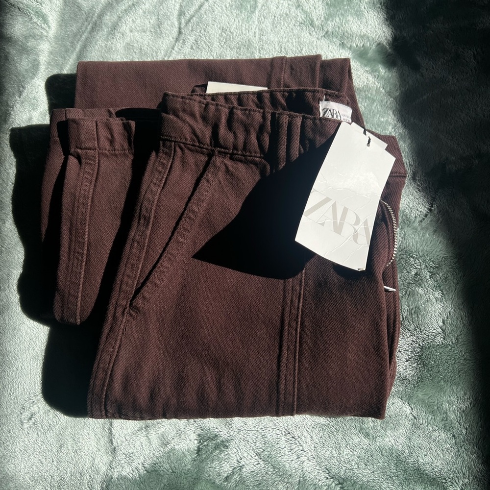 Zara high rise jeans brand new with tags!!